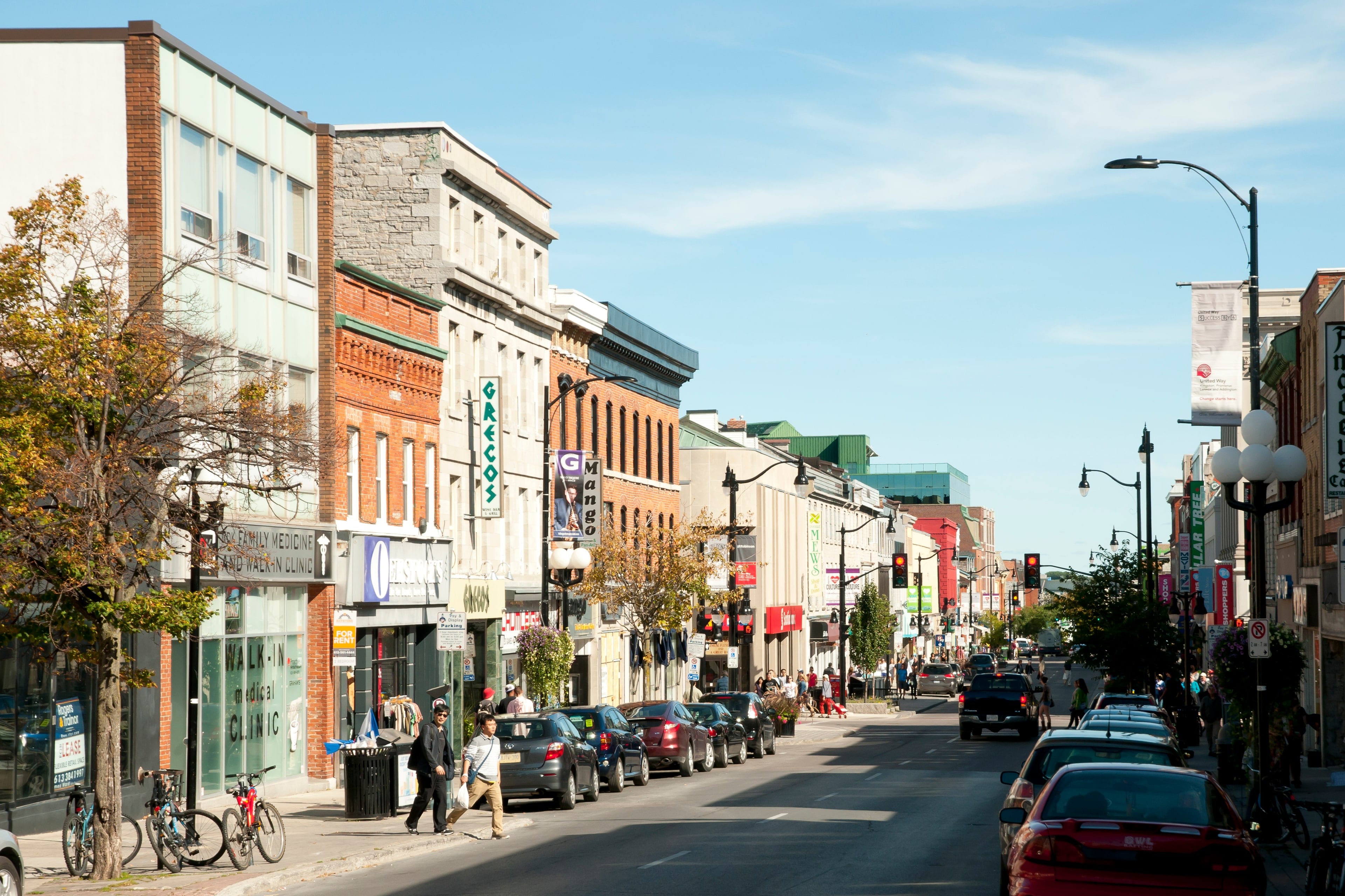Downtown Kingston from above